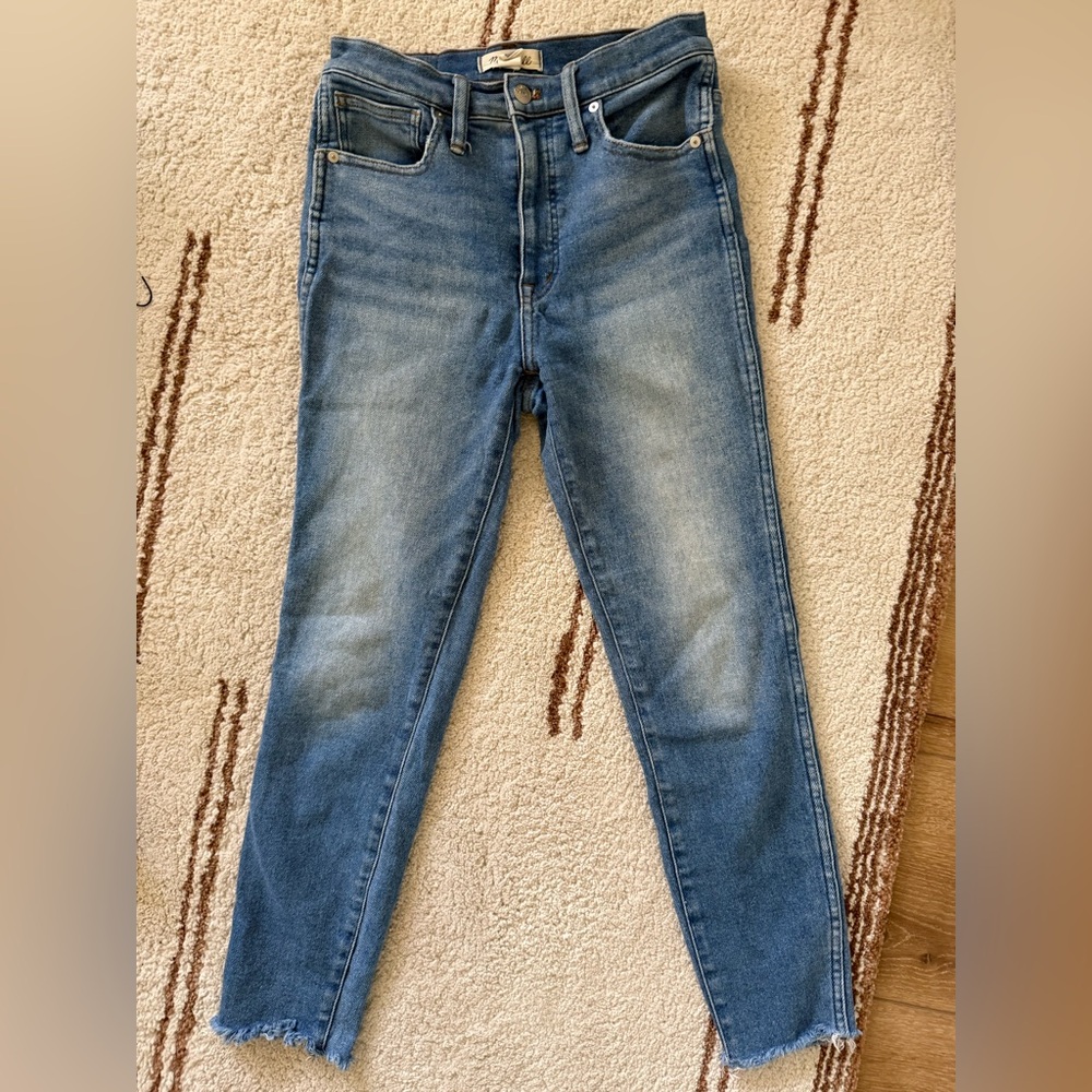 Madewell high rise crop jeans